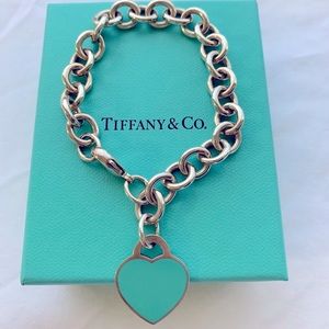 Tiffany & Co. Heart Tag Bracelet Sterling Silver